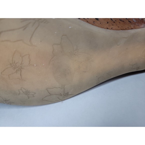 Sundance Stardust Tall Tan Brown Leather Boots Laser cut EU 41, US 9.5 - Picture 8 of 10